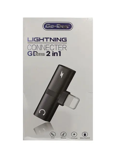 Go-Des Type-C to 3.5mm Audio Adapter PD Fast Charging 2in1 USB-C Headphone Converter Cable