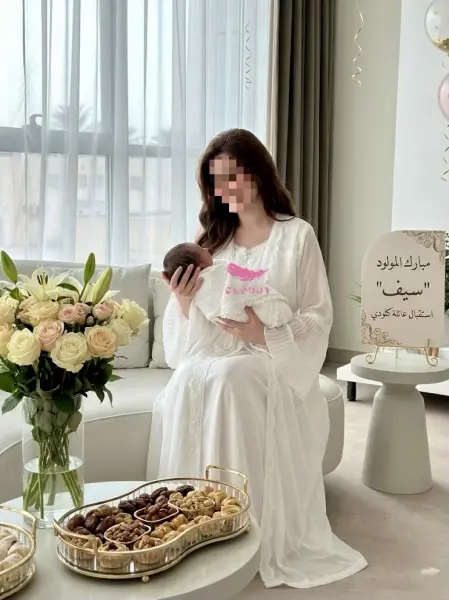 ارواب وفساتين النفاس الناعمه