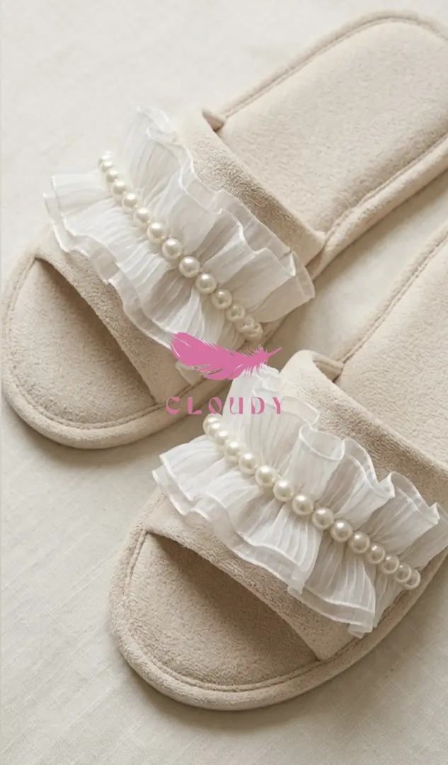 White Opal Slippers