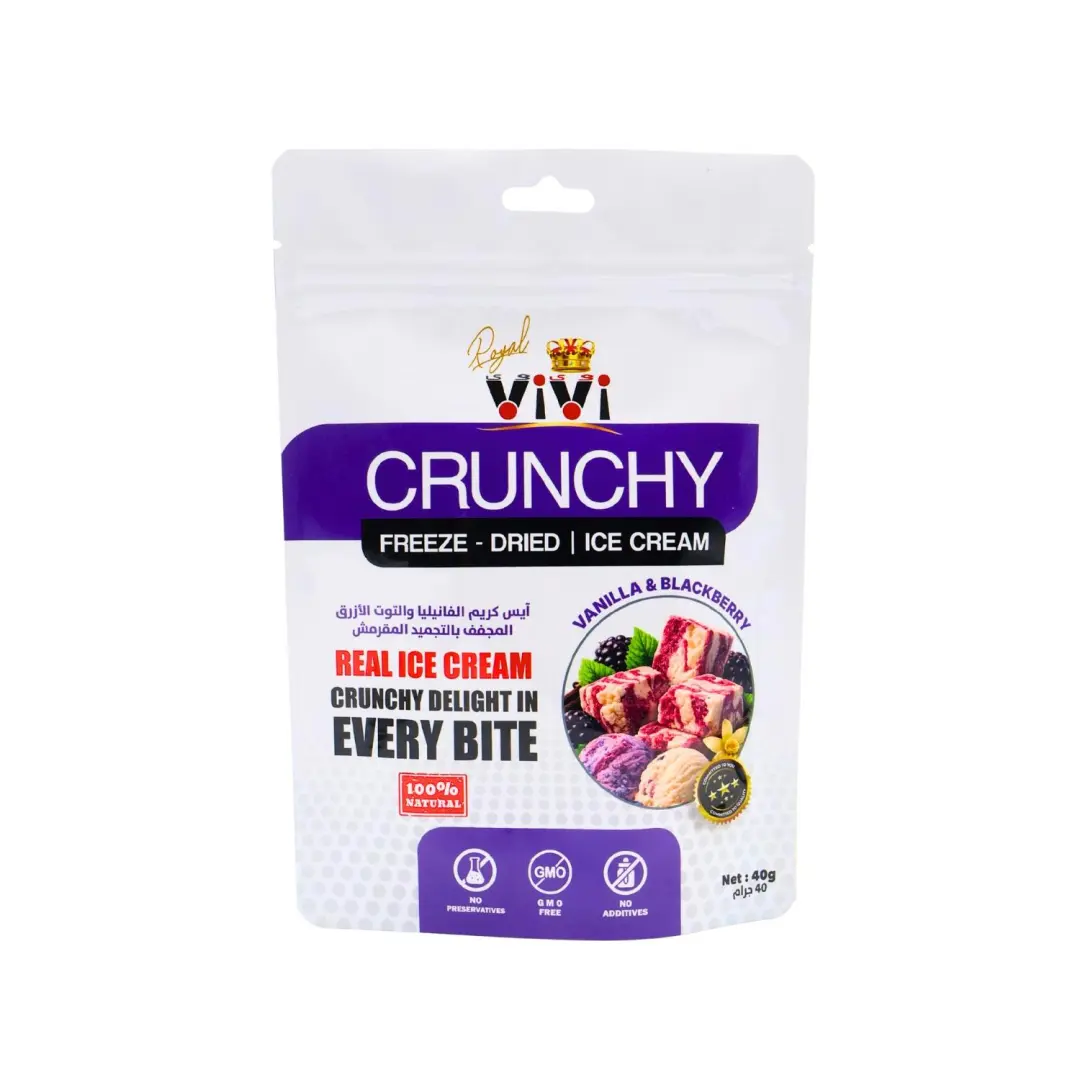 Vivi Fd Vanilla/blackberry icecream