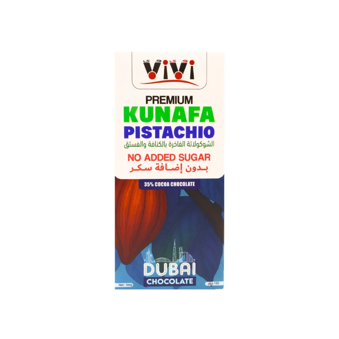 Vivi no added sugar pistachio kunafa