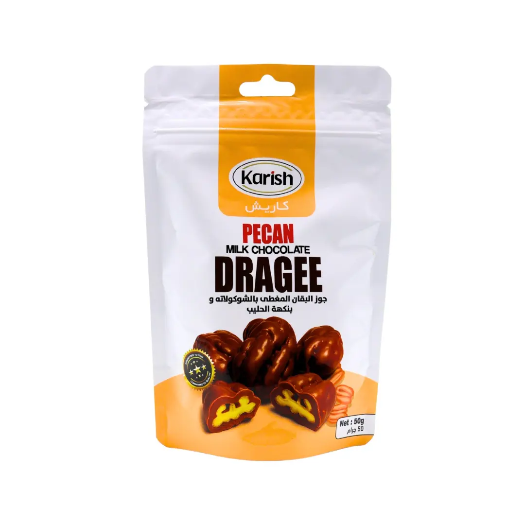 Pecan milk dragee