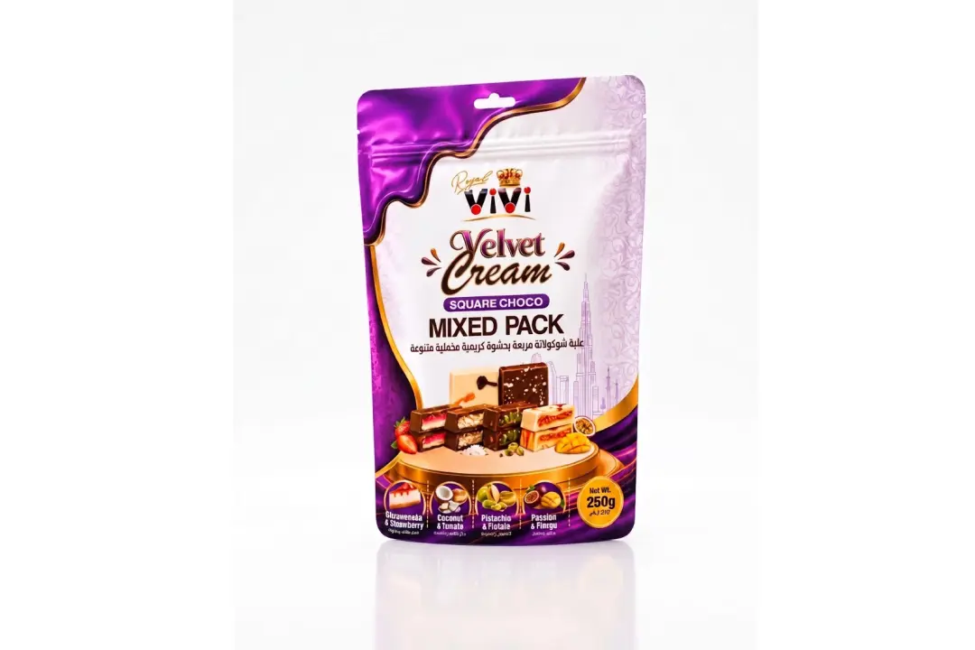 Vivi Velvet cream Mix Sq chocolate