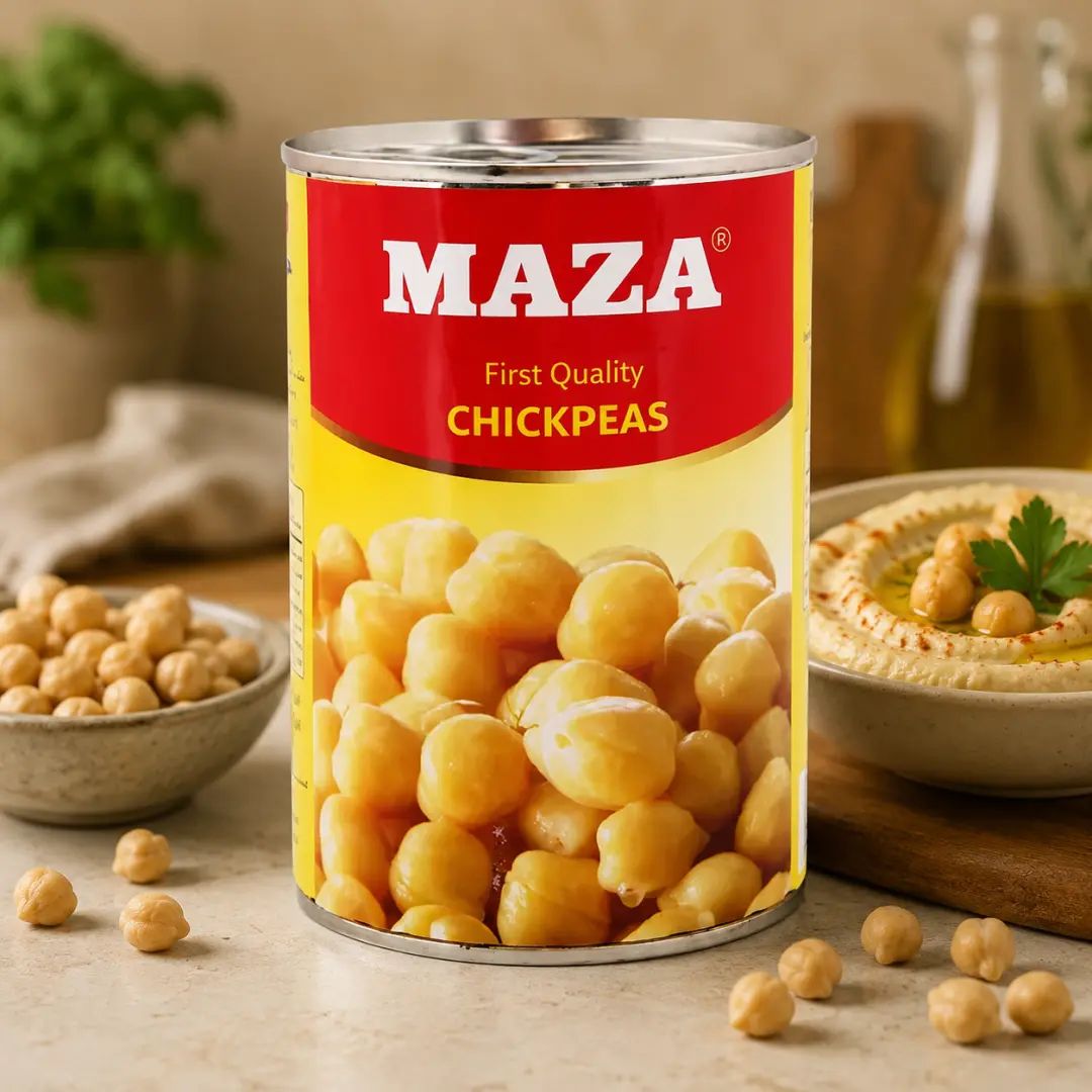 حمص معلب من مازا