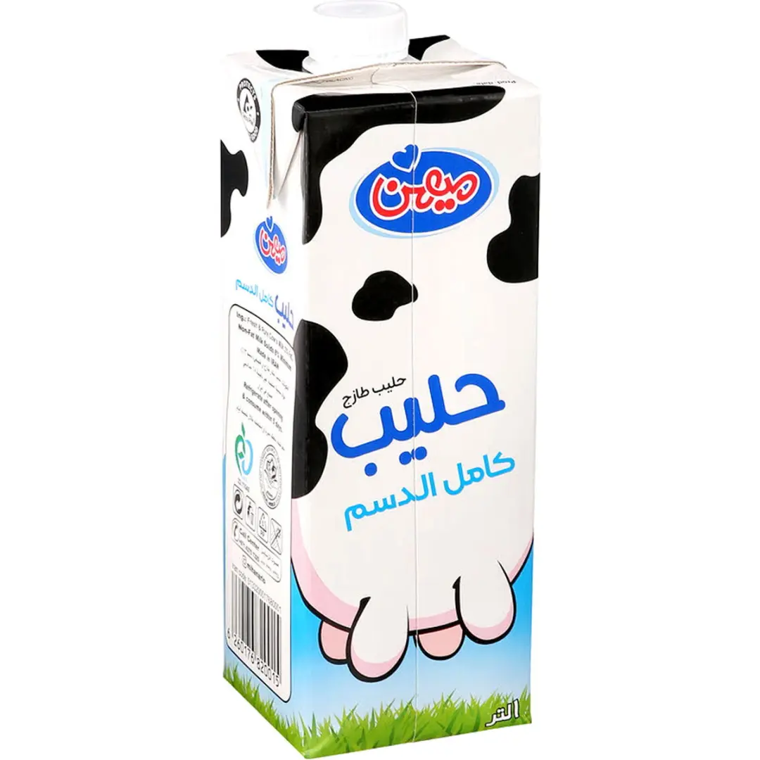 حليب كامل الدسم من ميهان، 1 لتر