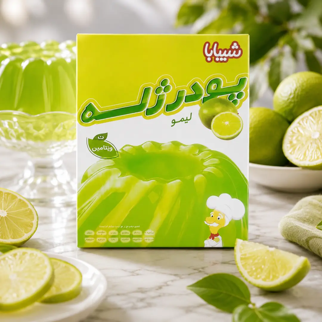 مسحوق جيلي بنكهة الليمون من شيبابا، 100 جرام
