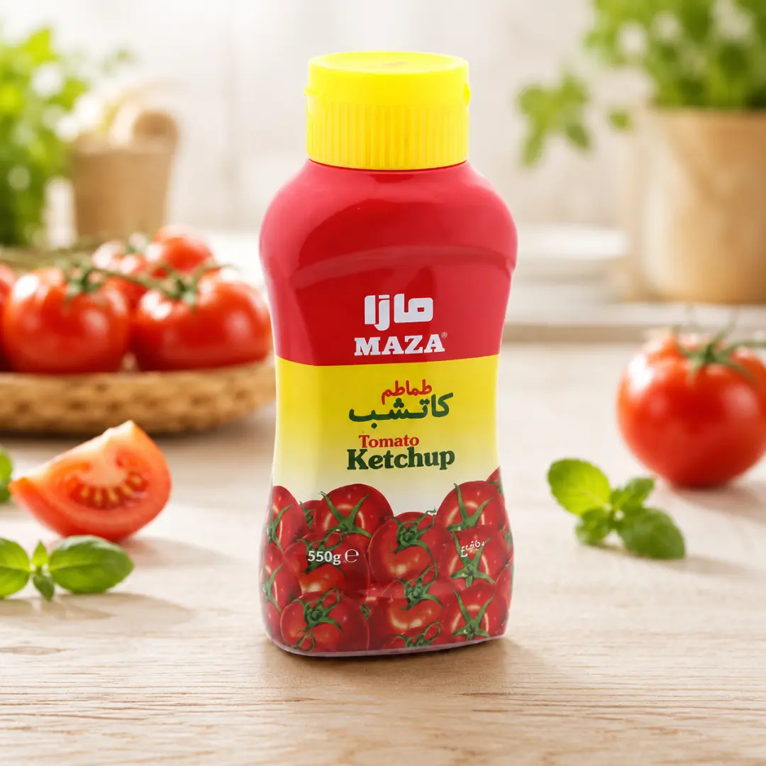 كاتشب طماطم من مازا، 550 جرام