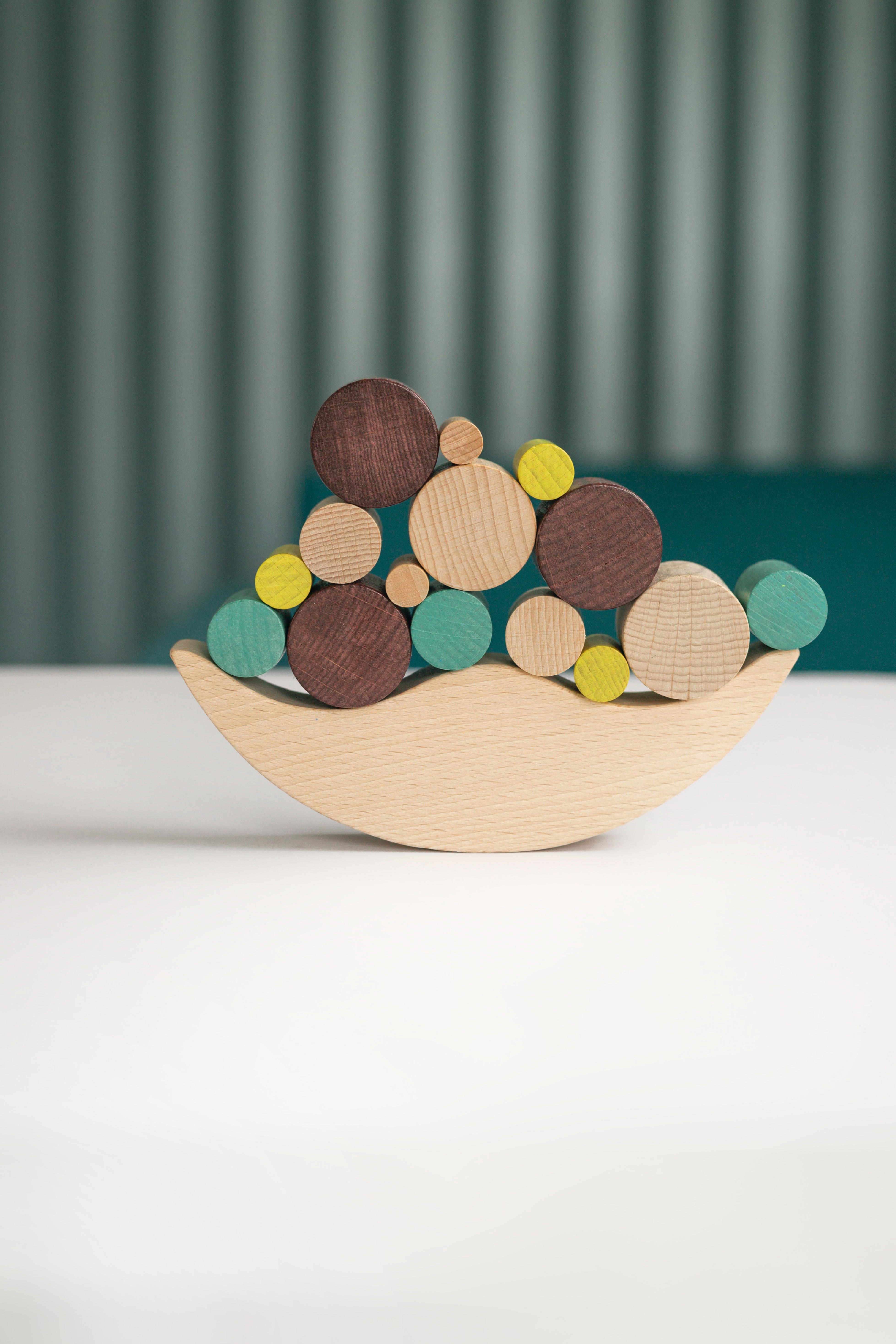 Balansspel “Maan” – houten balansbord.