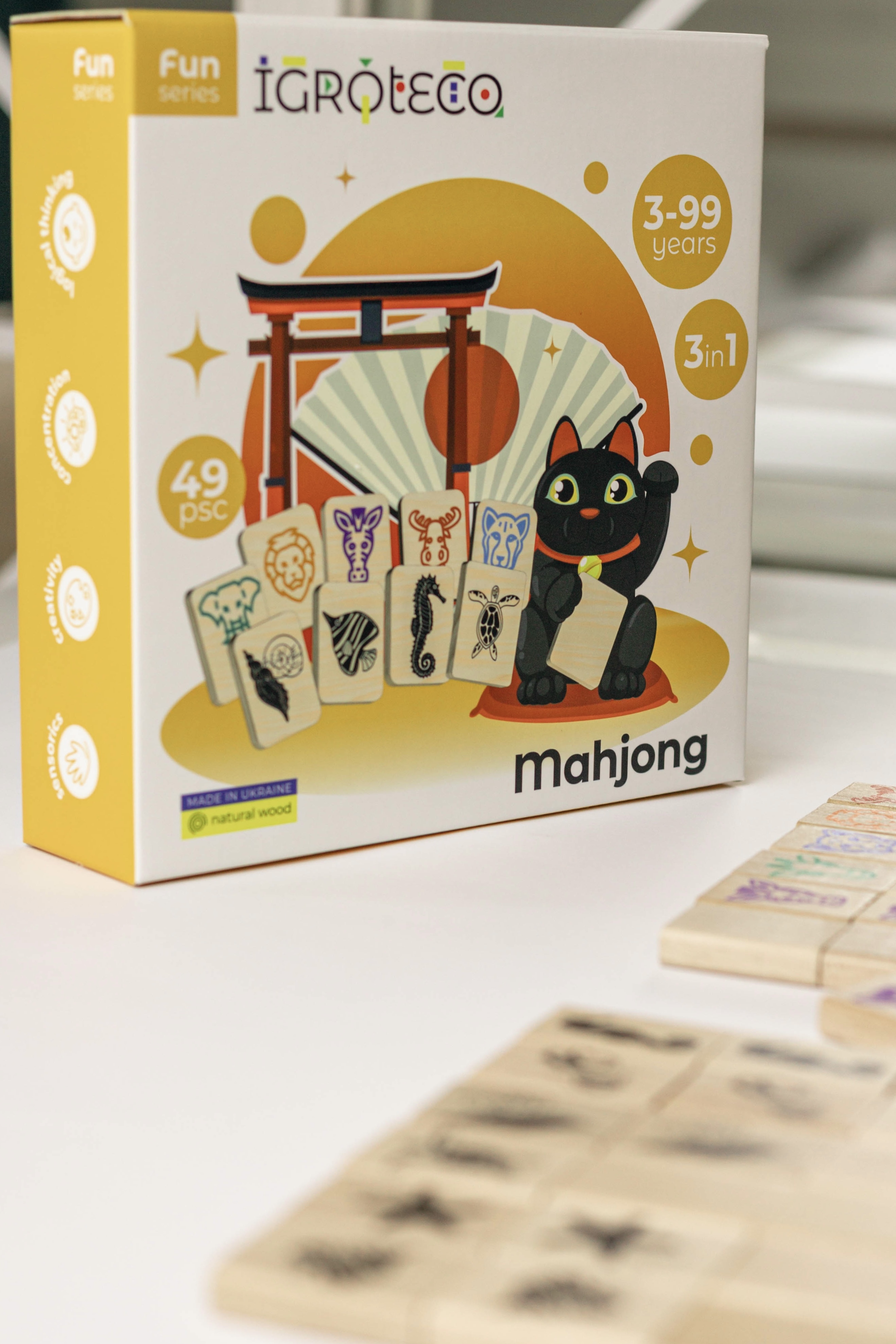 Kinder Mahjong Spel