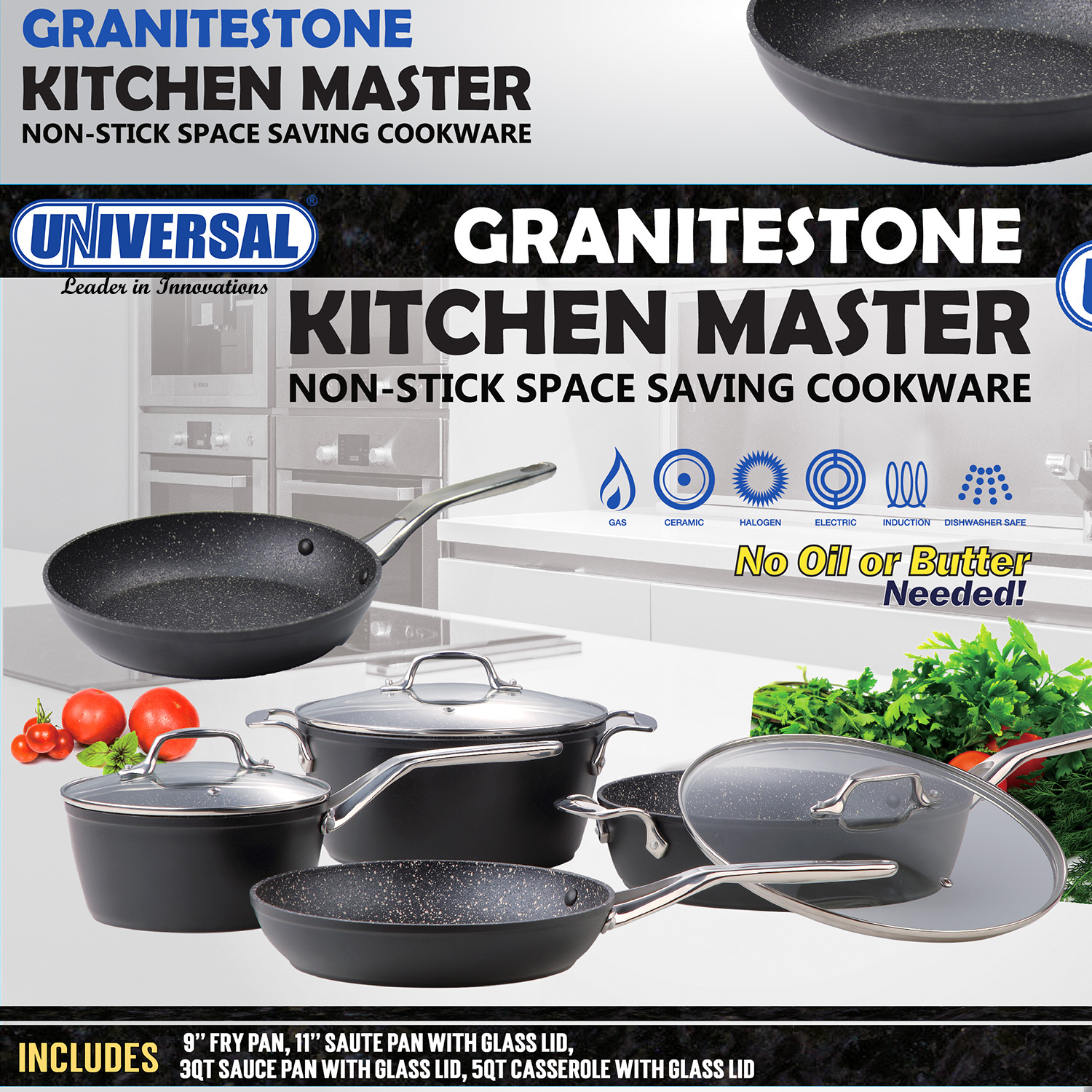 Granite Stone Kitchen Master Nonstick Cookware