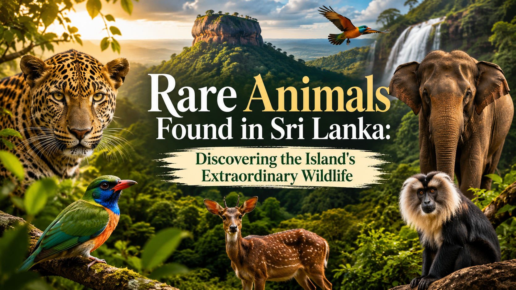 Rare Animals Found in Sri Lanka: Discovering the Island's Extraordinary Wildlife