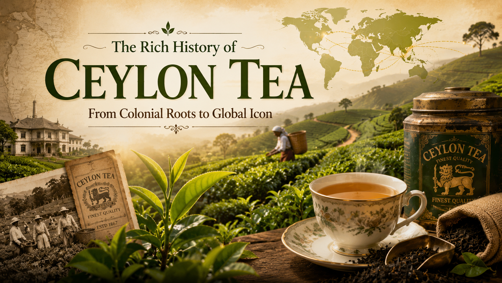 The Rich History of Ceylon Tea: From Colonial Roots to Global Icon