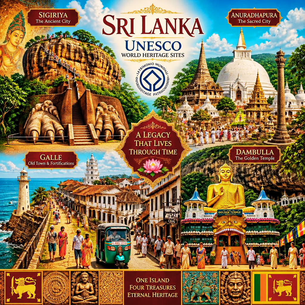 UNESCO World Heritage Sites in Sri Lanka