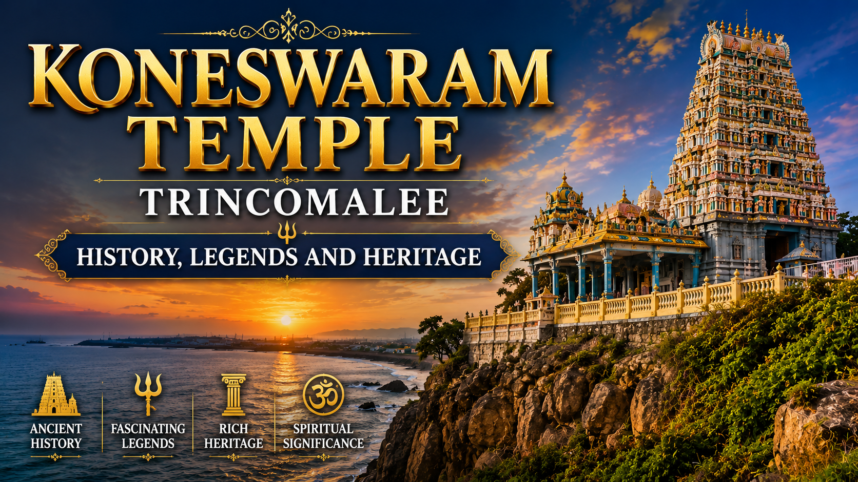 Koneswaram Temple, Trincomalee: History, Legends and Heritage