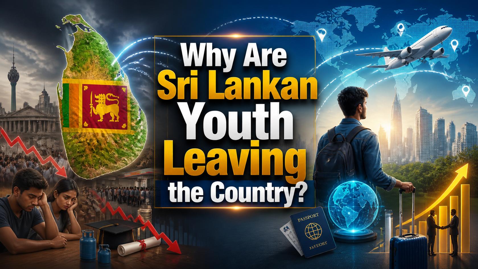 Why Are Sri Lankan Youth Leaving the Country? Causes, Challenges and Future Implications