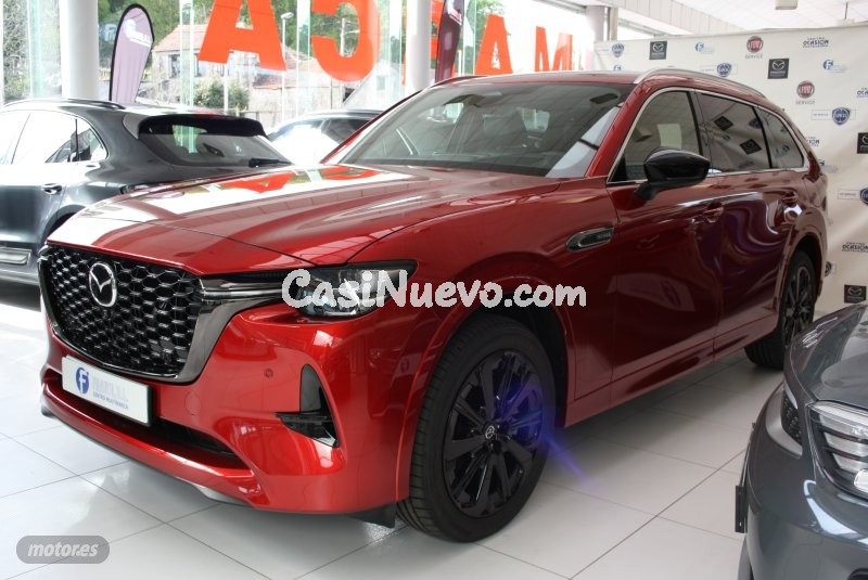 Mazda CX-80 e-SKYACTIV D MHEV 187kW AWD Homura Plus de 2025 con 1.500 Km por 56.300 EUR. en Pontevedra