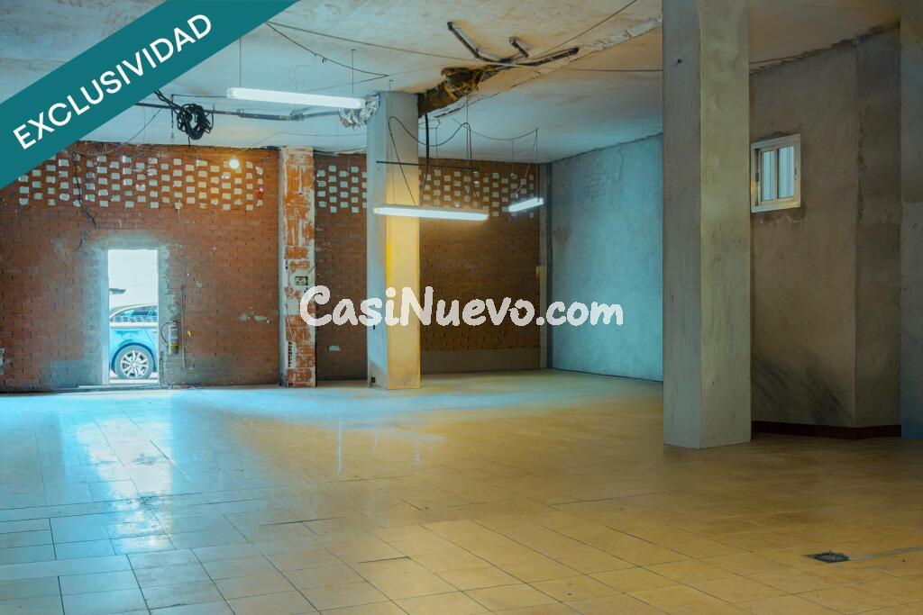 224 m² y 3,5 metros de altura. Máxima inversión.