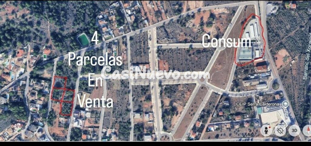 Parcela de 544M Urbana en Urbanizacion La peña (GILET)