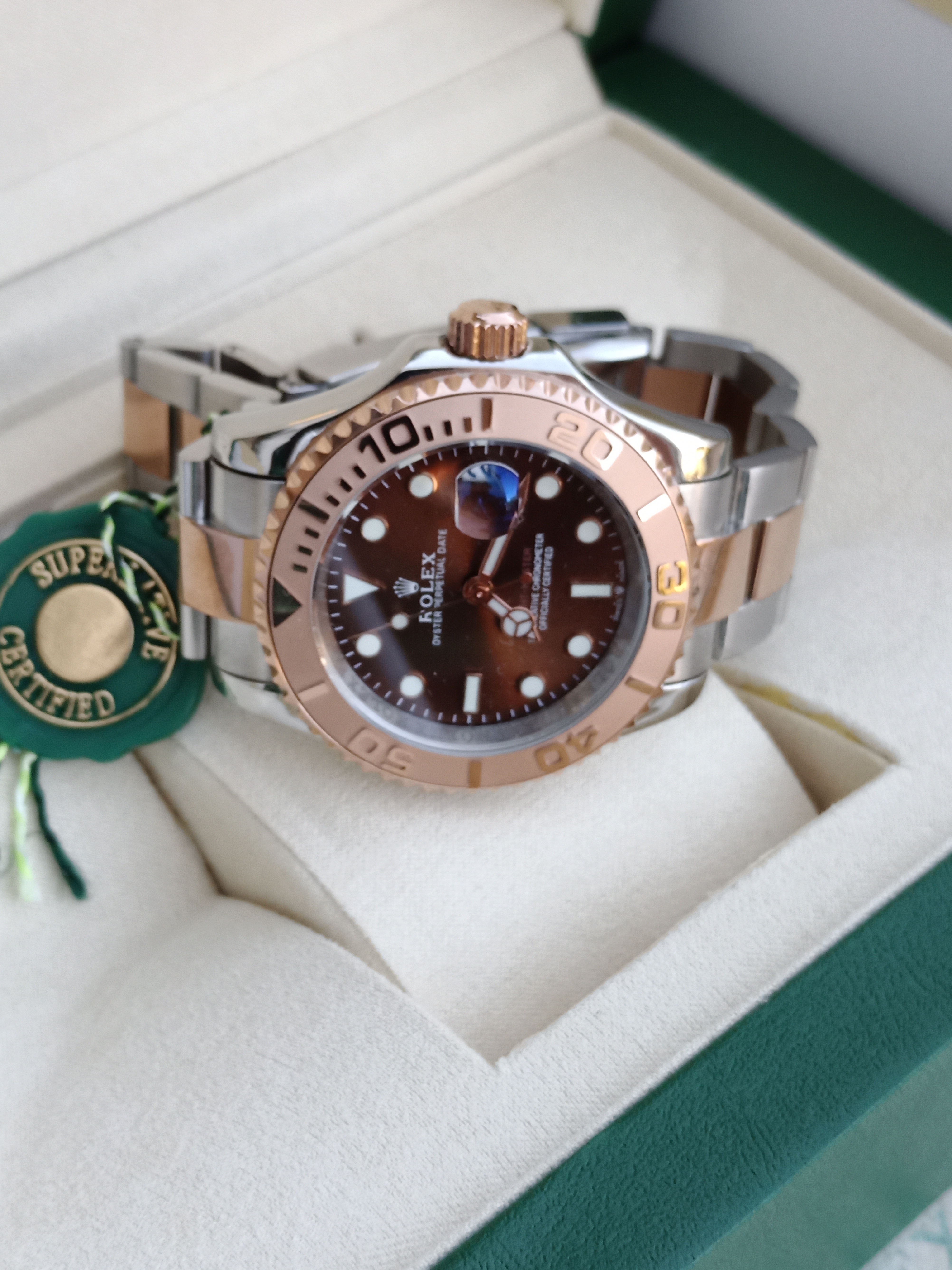 Reloj Yacht Master acero / oro rosa