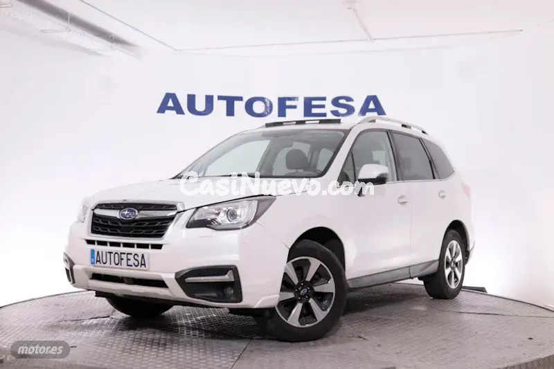 Subaru Forester 2.0TD EXECUTIVE LINEARTRONIC 4X4 AUTO 150CV 5P #CUERO, TECHO ELEC, NAVY de 2018 con ...