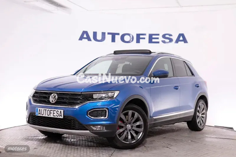 Volkswagen T-Roc 2.0 TSI 4MOTION AUTO DSG 190CV 5P # TECHO ELEC PANORAMICO, NAVY de 2018 con 123.000...