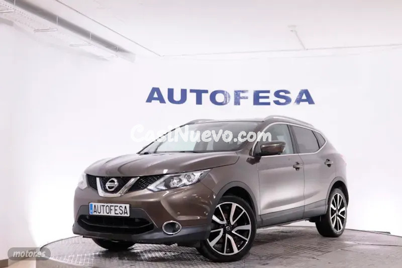 Nissan Qashqai 1.6 DIG-T TEKNA 163CV 5P # CUERO, TECHO PANORAMICO, NAVY de 2015 con 80.859 Km por 13...
