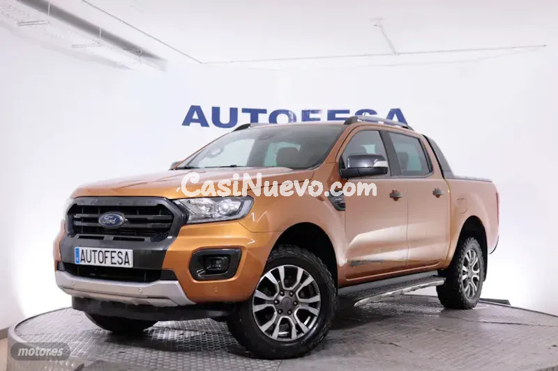 Ford Ranger 2.0 D CAB WILDTRACK AUTO 215CV 4P #IVA DEDUCIBLE, NAVY, PARKTRONIC, de 2020 con 88.100 K...