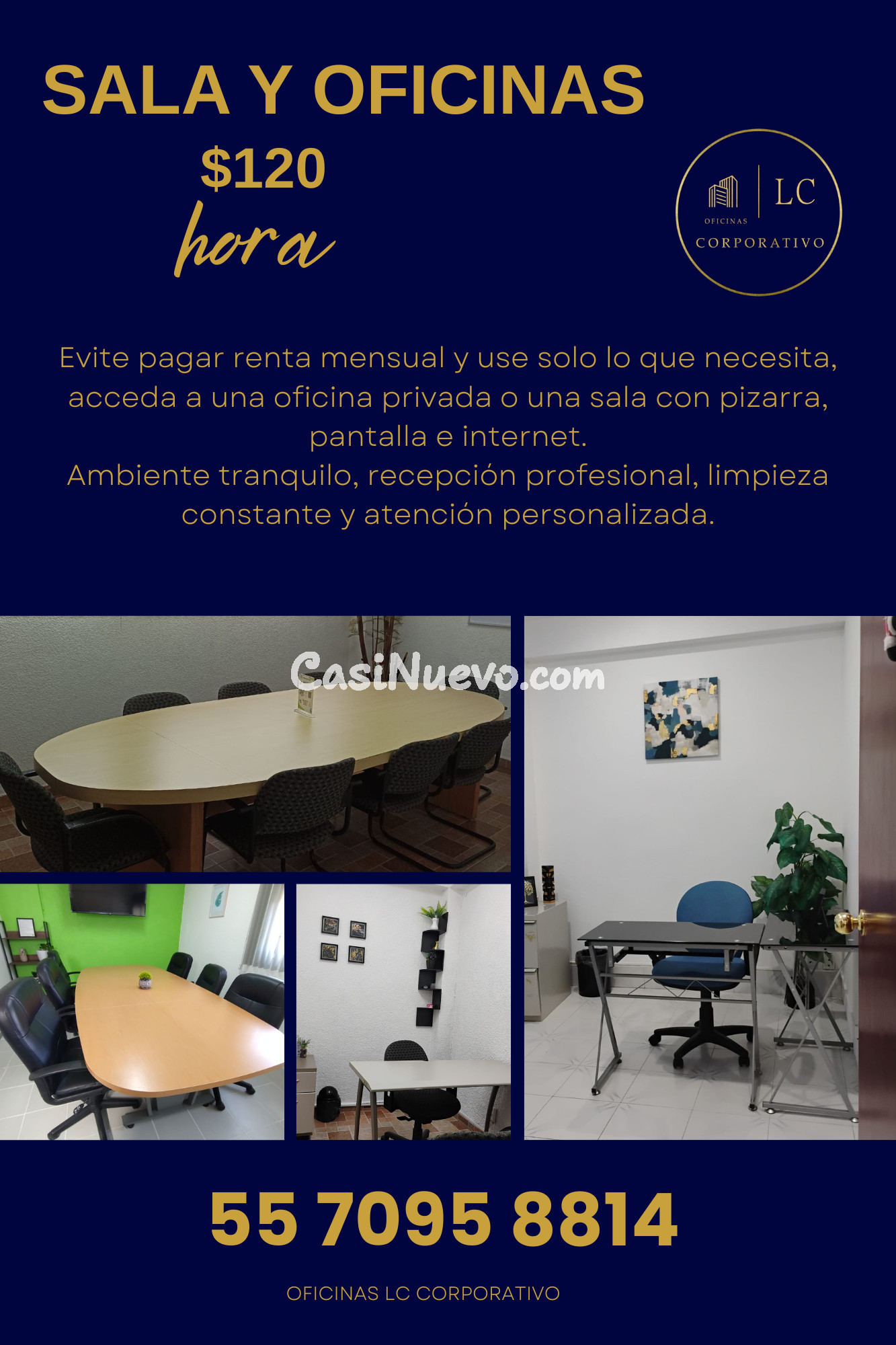 Sala de Juntas en Renta