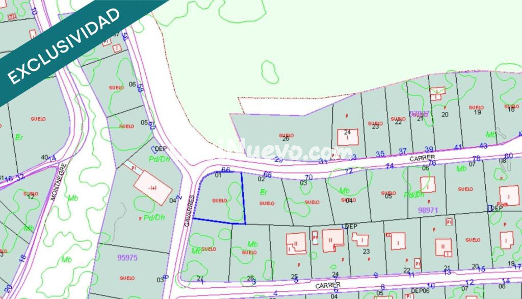 Terreno Urbano en urbanización Valle Altos, Can Lloses. Sant Pere de Ribes.