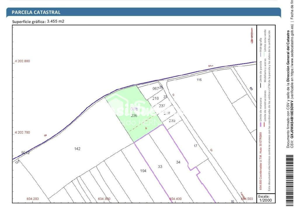 Finca rstica de 3.300m2 en Sangonera La Seca, Murcia
