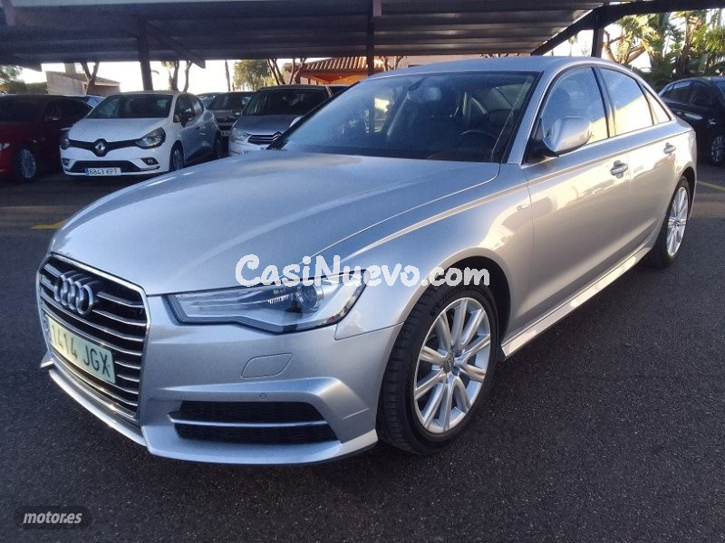 Audi A6 2.0 TDI 150 CV S-LINE. de 2015 con 100.000 Km por 18.000 EUR. en Murcia