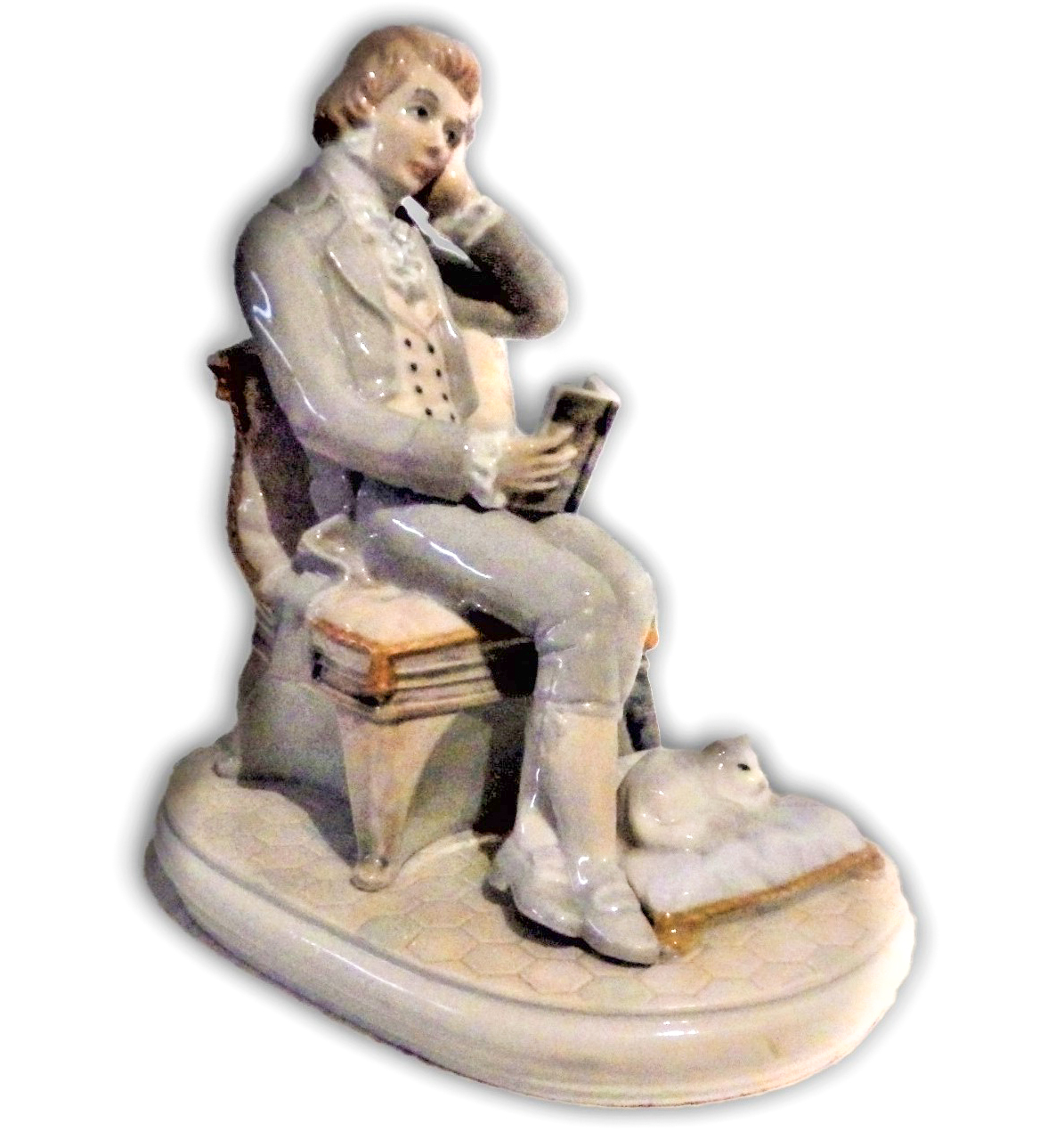 PAREJA DE FIGURAS PORCELANA BRILLO Estilo Lladro. 26 x 25 x 16 cm - foto 4