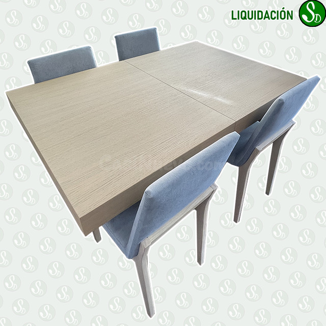 Mesa de comedor y 4 sillas - foto 2