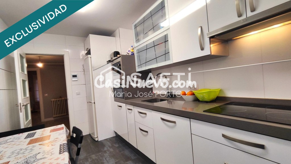 Gran piso totalmente reformado con terraza privativa junto al centro de León