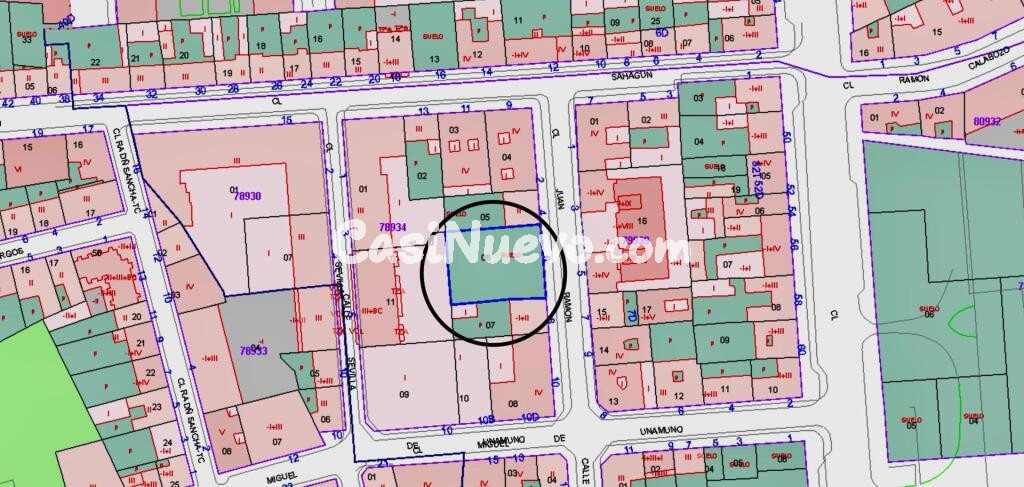 SOLAR URBANO EN LA CALLE JUAN RAMÓN JIMÉNEZ Nº6