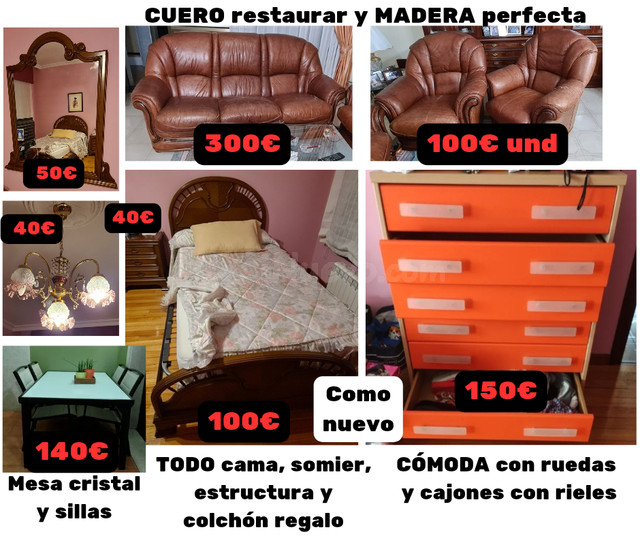 Espejo grande de madera - foto 2
