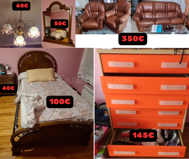 cama salon sofá sillon comoda espejo lampara