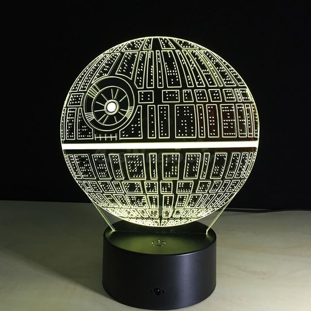 Luz led Estrella de la muerte - foto 2