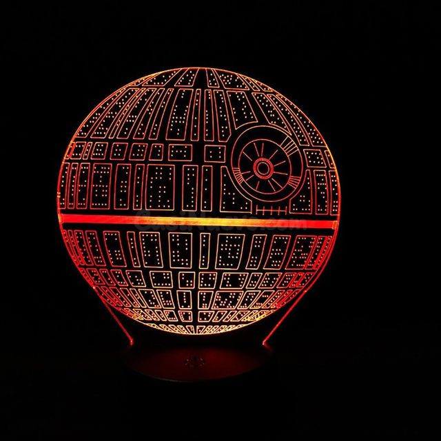Luz led Estrella de la muerte - foto 3