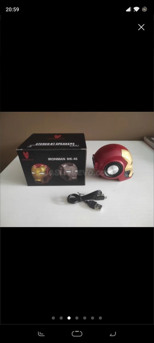 Altavoz Bluetooth Iron Man MK 46. - foto 3