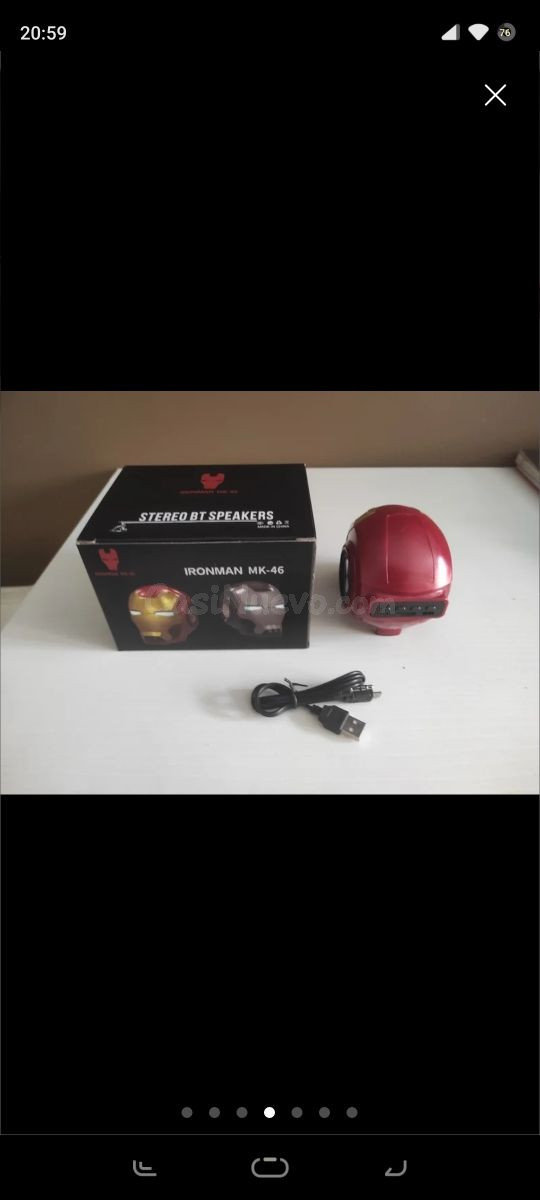 Altavoz Bluetooth Iron Man MK 46. - foto 4