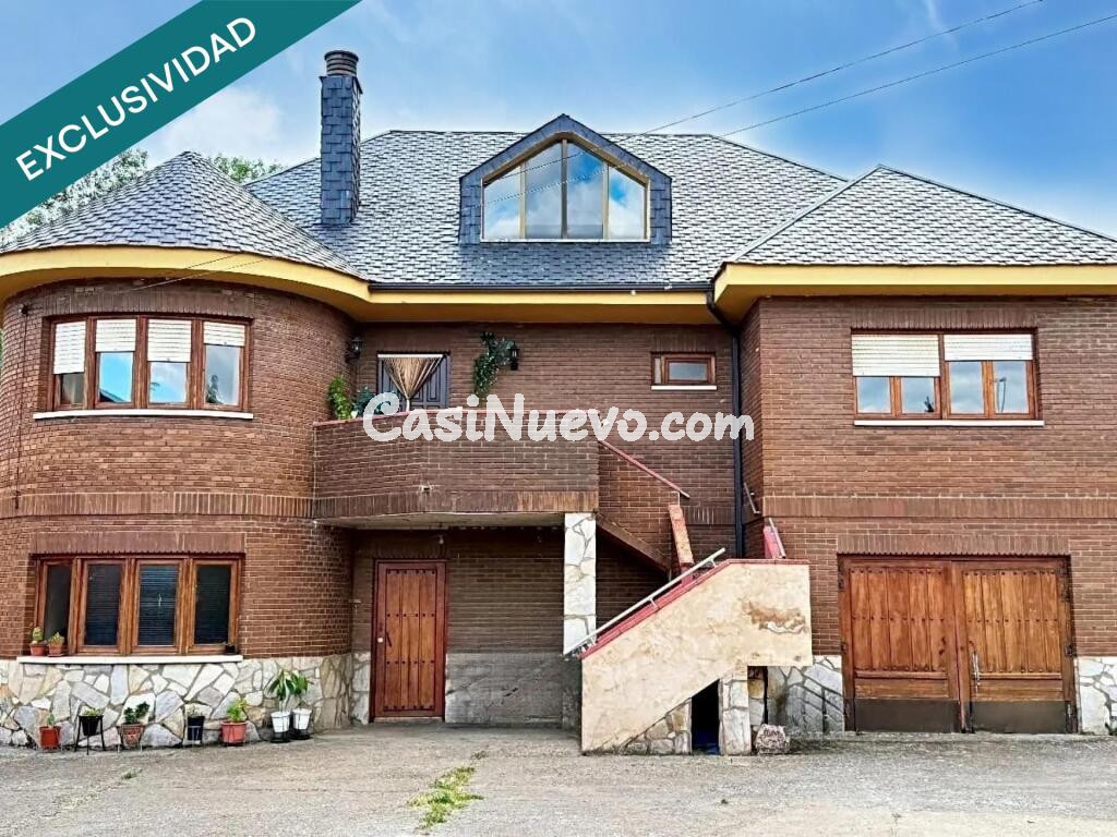 CASA UNIFAMILIAR con JARDÍN y Local en Azadinos (Sariegos) León