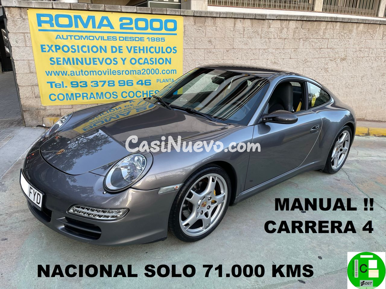 Porsche 911 997 CARRERA 4 MANUAL NACIONAL SOLO 71000 KMS