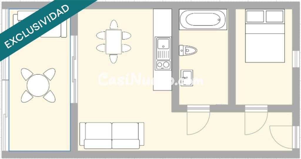 Apartamento luminoso a 50 m de la playa – Salatar, Roses