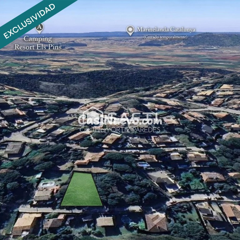 Parcela edificable con proyecto en Mas mora