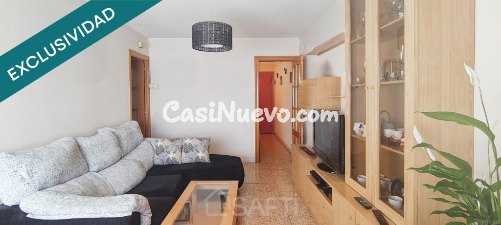 Piso confortable y soleado, con balcón