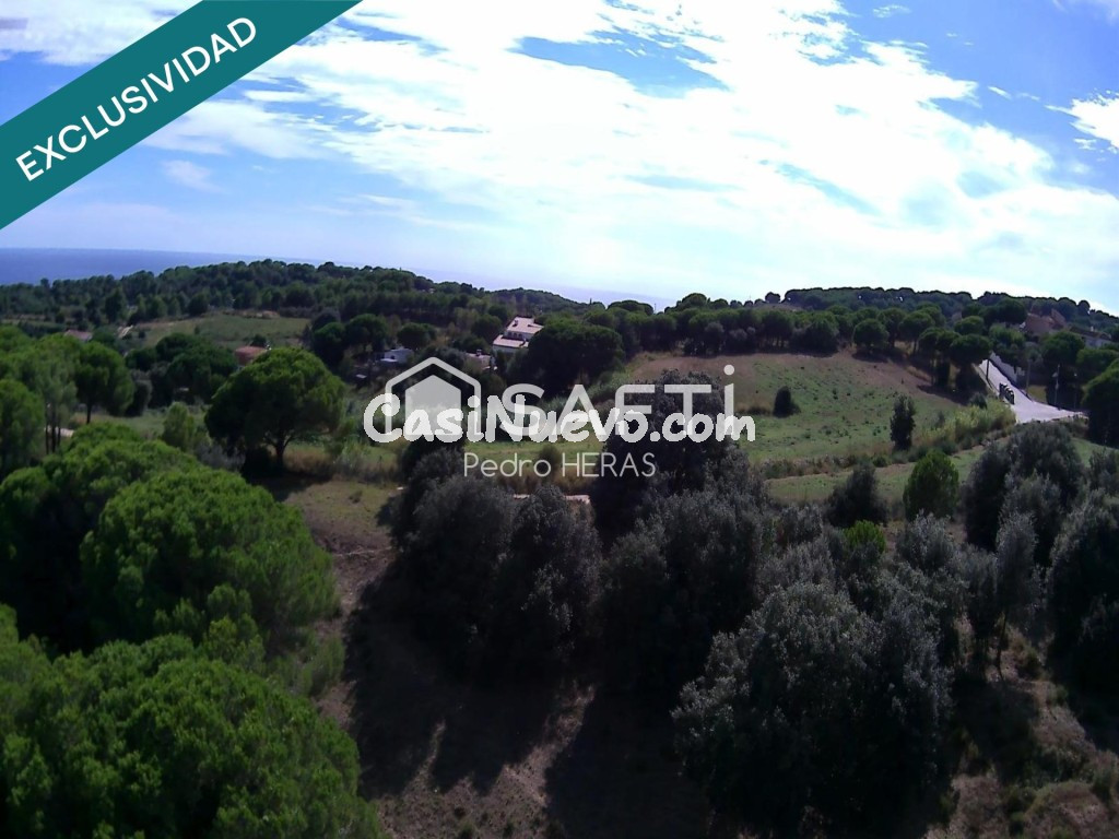 Finca rústica no urbanizable en Sant Pol de Mar.