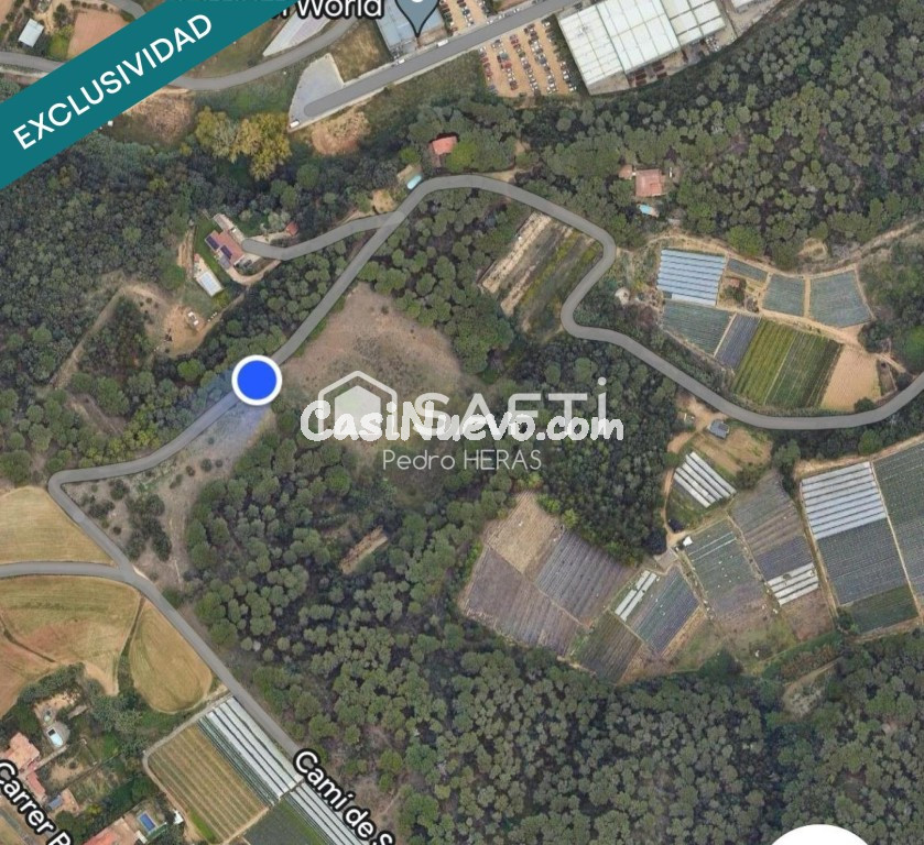 Finca rústica no urbanizable en Sant Pol de Mar.