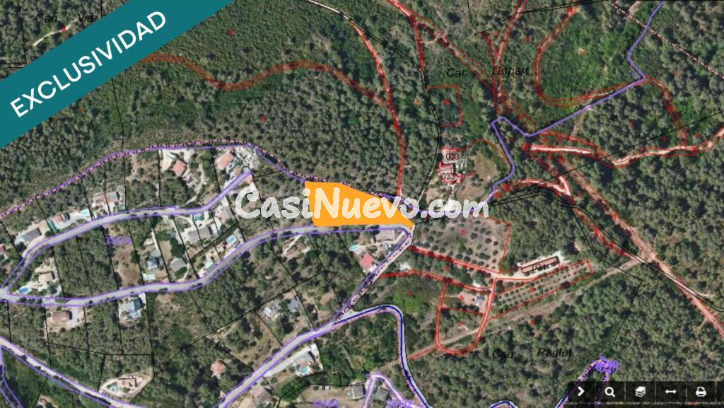 TERRENO DE 4215M2 EDIFICABLE EN CERVELLO.