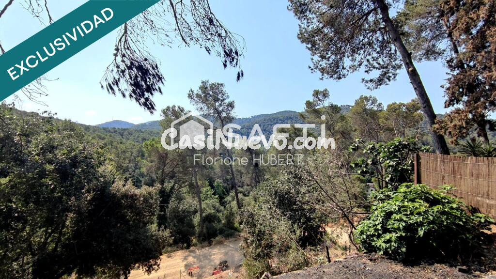 TERRENO 526M2 EN COLLSEROLA, A 2KM DE LA estación DE LA FLORESTA.